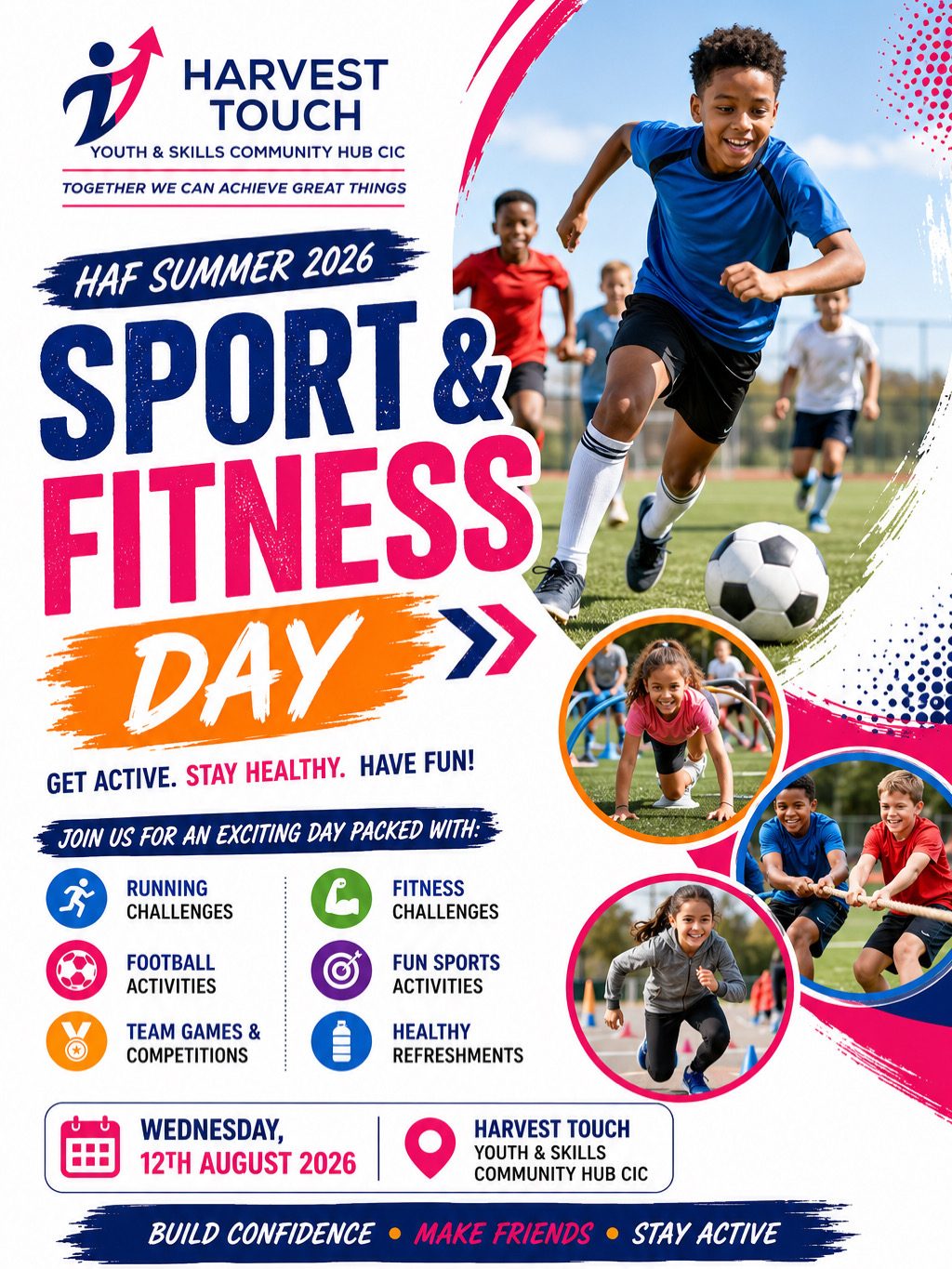 Get ready to move, play and have fun!