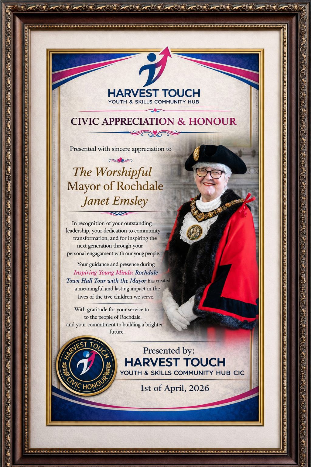 ​A token of our sincere appreciation.